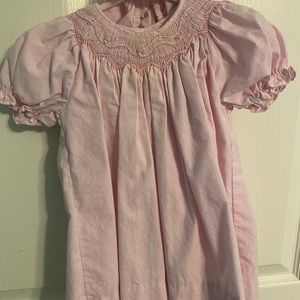 Smocked infant dress